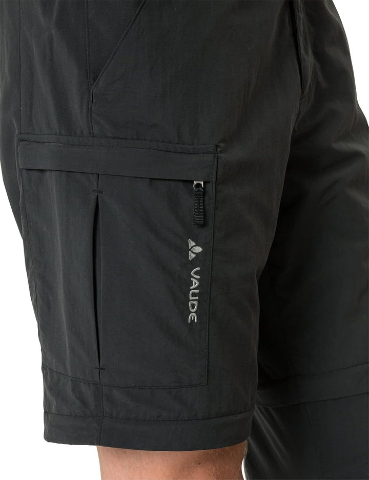 VAUDE Farley Zip-off V - Wanderhose Herren Zip Off 54 Schwarz, 54 Schwarz