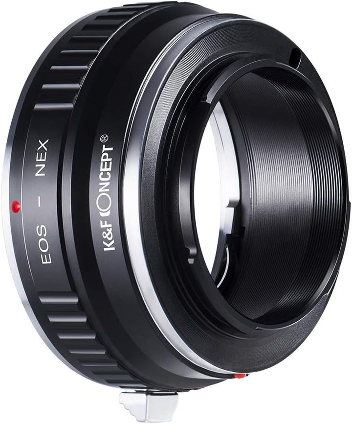 K&F Concept EOS-NEX Adapter Objektivadapter für Canon EOS an Sony Adapter Ring (Keine elektronische