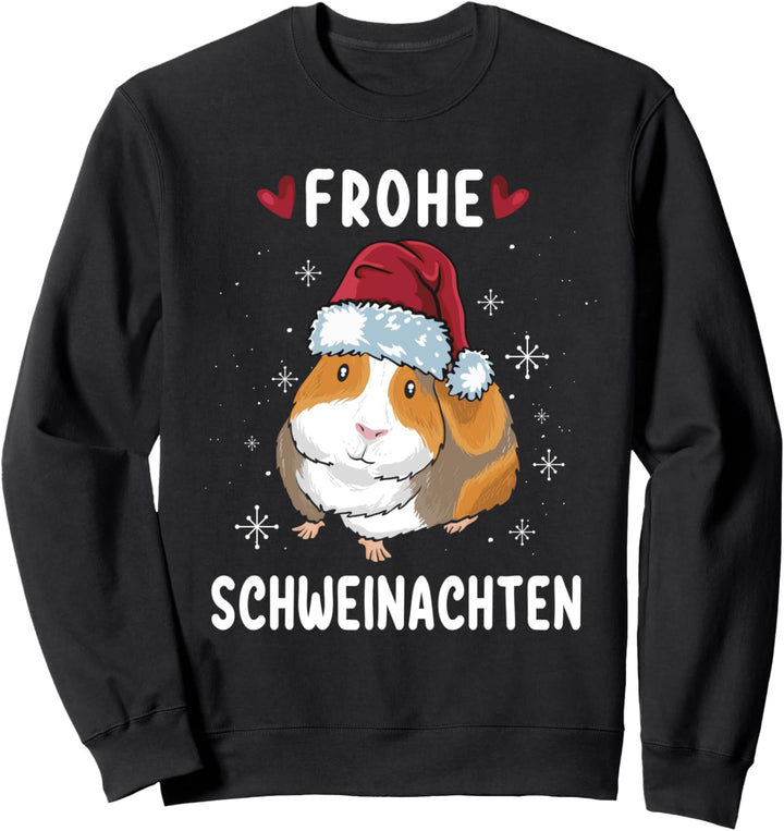 Frohe Schweinachten Meerschweinchen Weihnachten Sweatshirt
