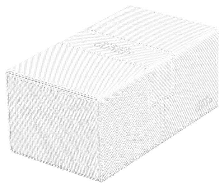 Ultimate Guard Twin Flip`n`Tray 200+ XenoSkin Monocolor Weiss, Weiß