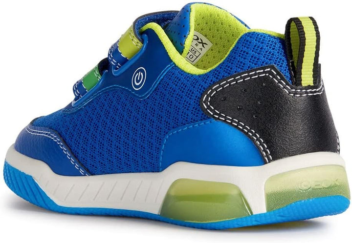 Geox Jungen J Inek Boy Sneaker 34 EU Royal Lime, 34 EU Royal Lime