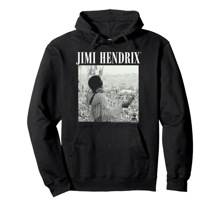 Jimi Hendrix Live at Woodstock Pullover Hoodie