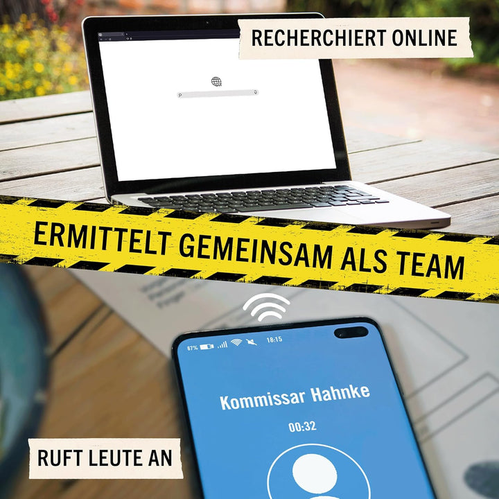 Hidden Games Tatort – EIN Perfekter Plan – Mordfall lösen Spiel – Krimi Escape Game – Detektivspiel
