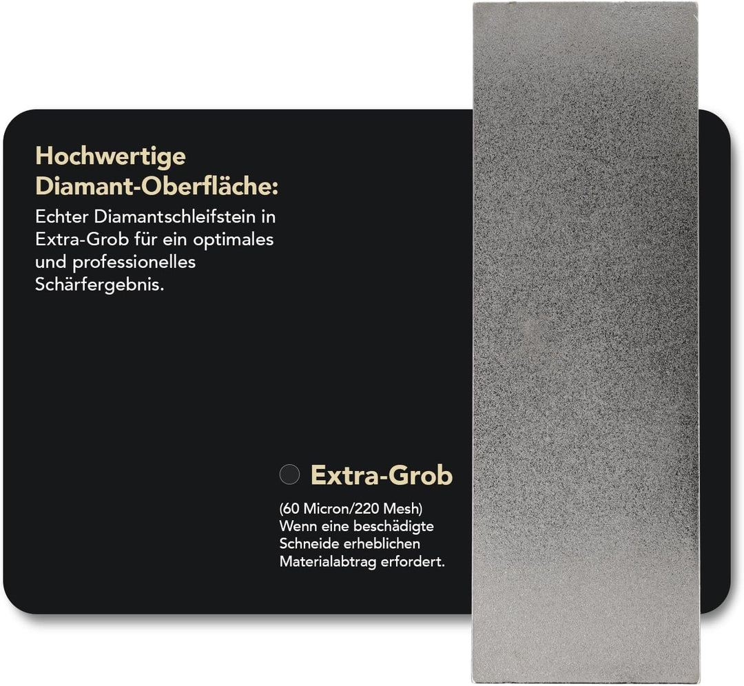 DMT Dia-Sharp Schärfblock mit durchgehender Diamantbeschichtung, extra-grob, 15,2 cm / 6 Zoll, D6X,