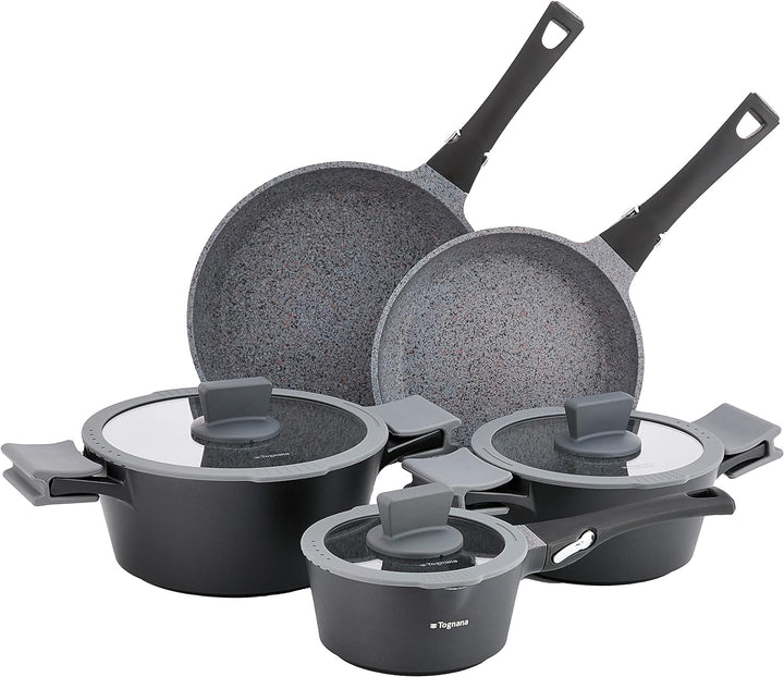 Tognana Umweltfreundlicher Akku, Aluminiumdruckguss, Schwarz