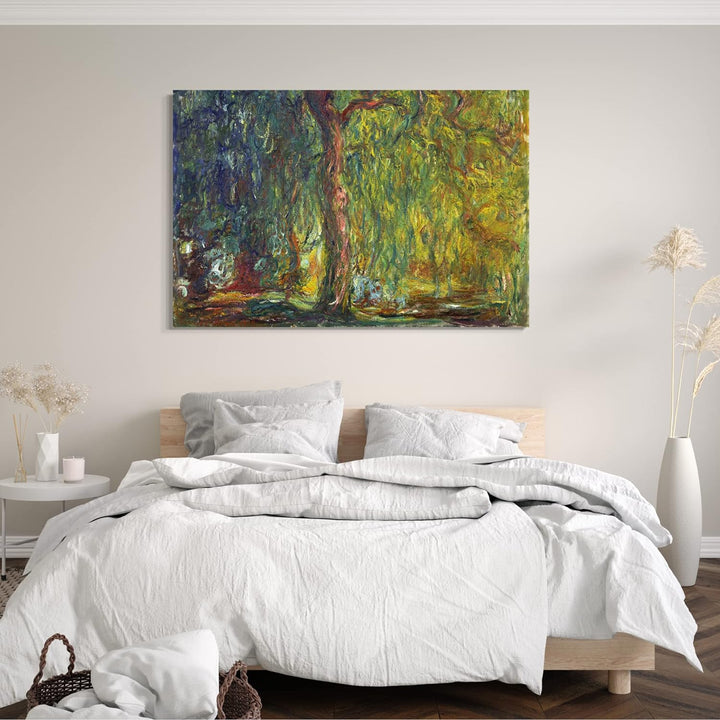 Printed Paintings Leinwand (80x60cm): Claude Monet - Trauerweide 80x60 cm, 80x60 cm