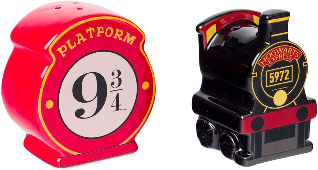 Silver Buffalo Warner Bros. Harry Potter Hogwarts Express Platform Salz- und Pfefferstreuer aus Kera
