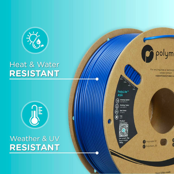 Polymaker PolyLite ASA Blue - 1.75mm - 1kg