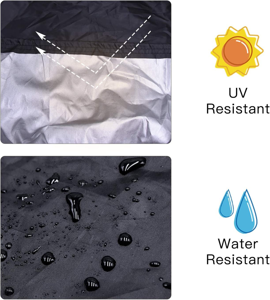 Mutsitaz Tischtennis Schutzhülle wasserdichte Oxford Polyester Abdeckung für Tischtennisplatte vor N