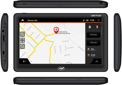 Navigationssystem GPS PNI L807 Plus 7-Zoll-Bildschirm, 800 MHz, 256 MB DDR, 8 GB interner Speicher,