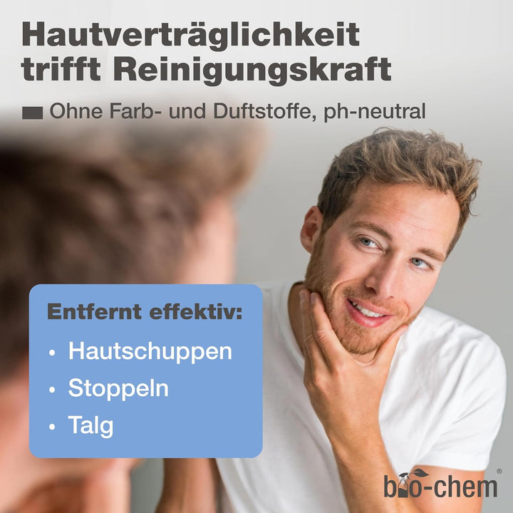 bio-chem Scherkopfreiniger Nachfüllflüssigkeit für Reinigungs-Kartuschen von Rasierer/Rasierapparat/