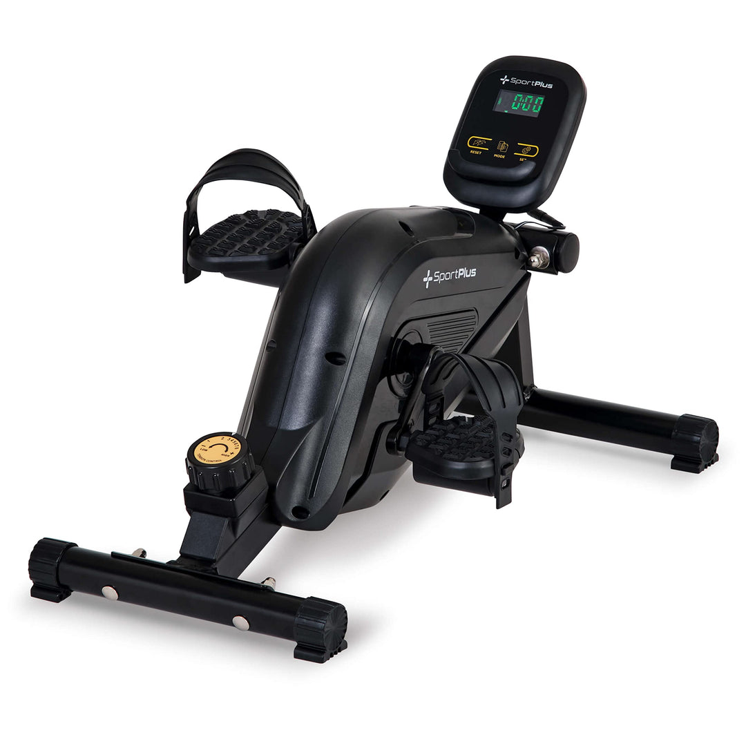 SportPlus | 2022 Modell | Beintrainer für zuhause & Büro, Mini-Heimtrainer mit Magnet-Bremse & 8 Wid