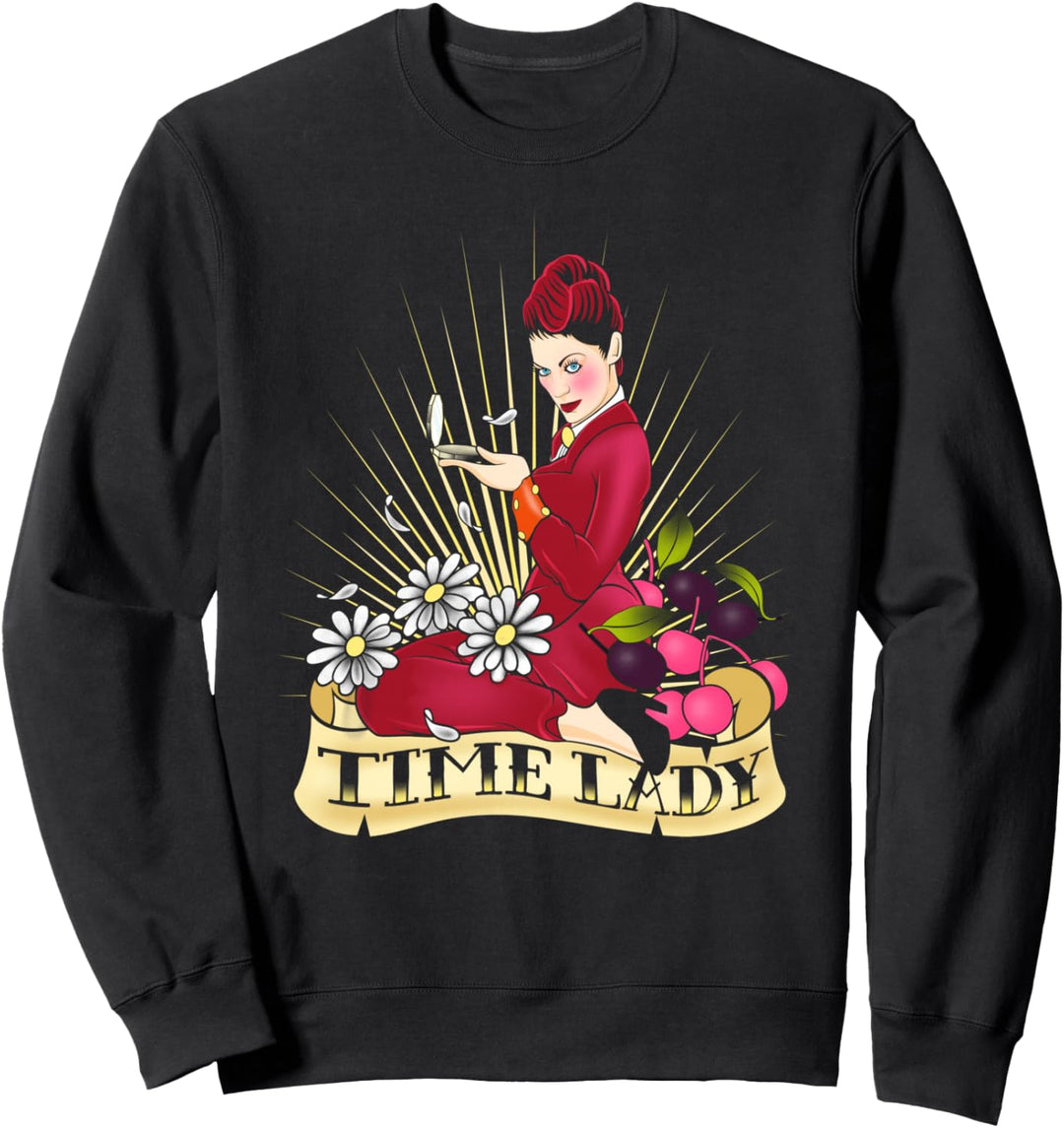 Doctor Who Rockabilly Missy Time Lady Baker Sweatshirt