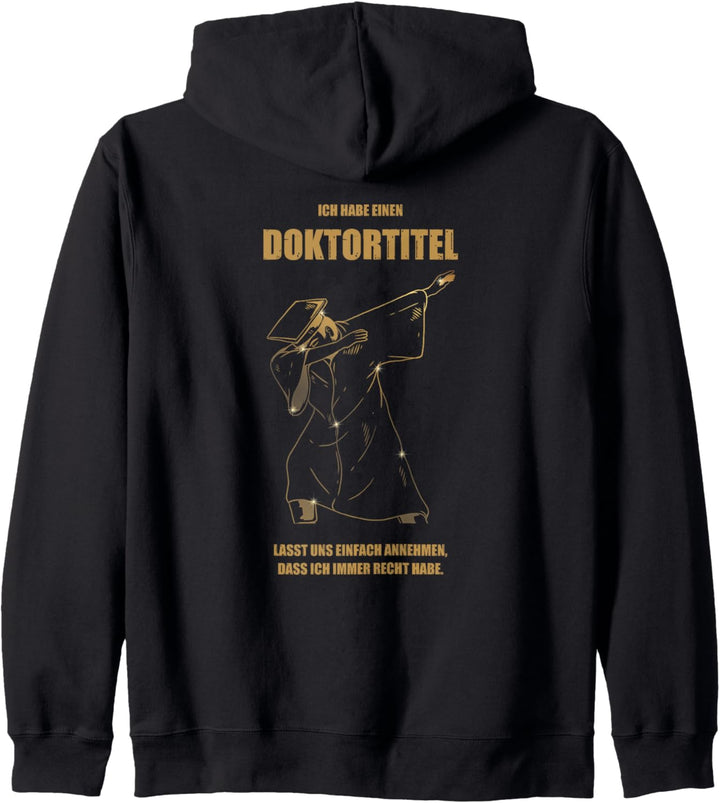 Doktortitel Spruch Dabbing Doktor Dissertation Promotion Kapuzenjacke