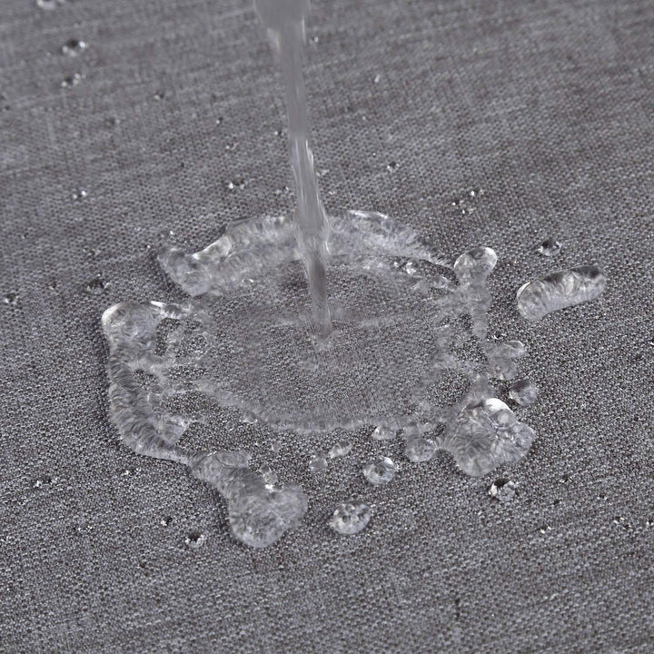 Flachs Leinen wie 240GSM Schwerer Stall Duschvorhang für Badezimmer mit Haken Hotel Luxus Stoff wasc