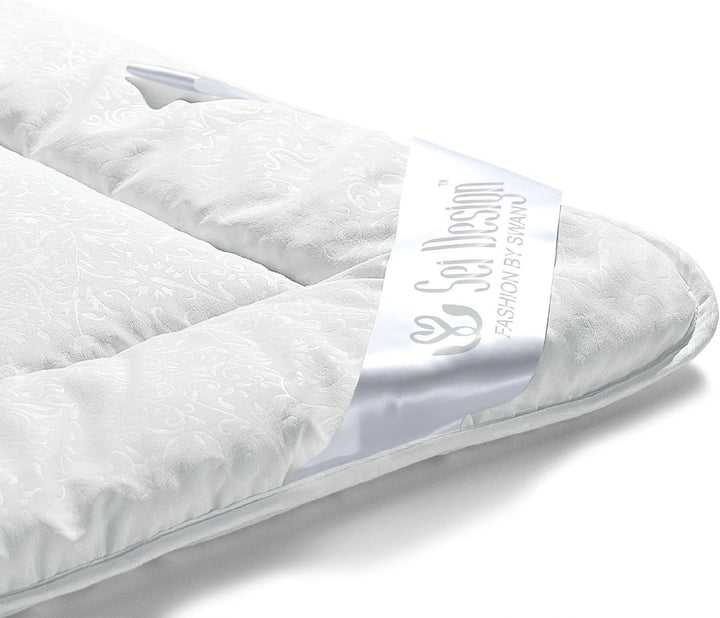 Sei Design® Premium Bettdecke 220x200 mit weichstem Mikrofaserbezug und hochwertiger Steppung ERGO.