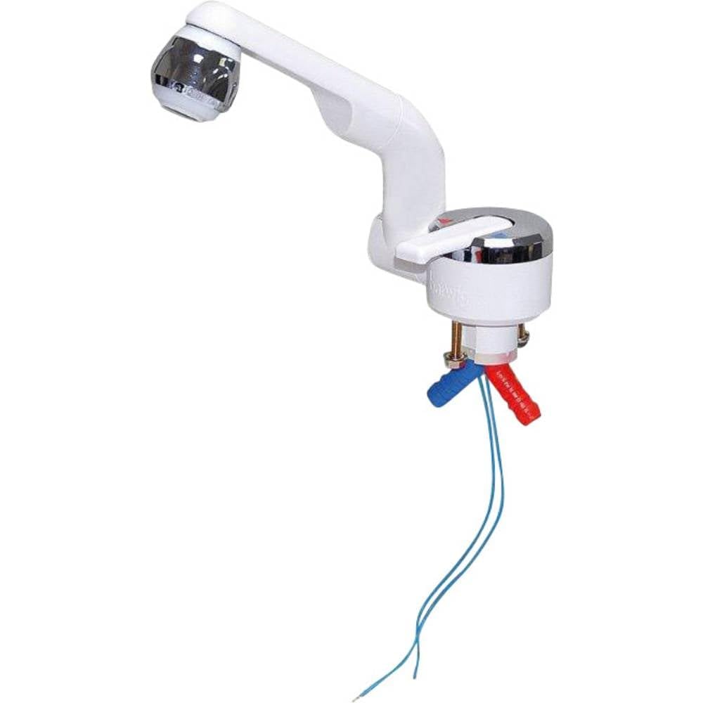 Barwig 20000-230 Einhebel-Mischarmatur Schlauch-Anschluss 10mm Weiss, Chrom