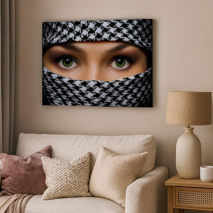 Bilder auf Leinwand 100x70cm Leinwandbild Schönheit Kultur Geheimnis Gross Wanddeko Bild Schlafzimme