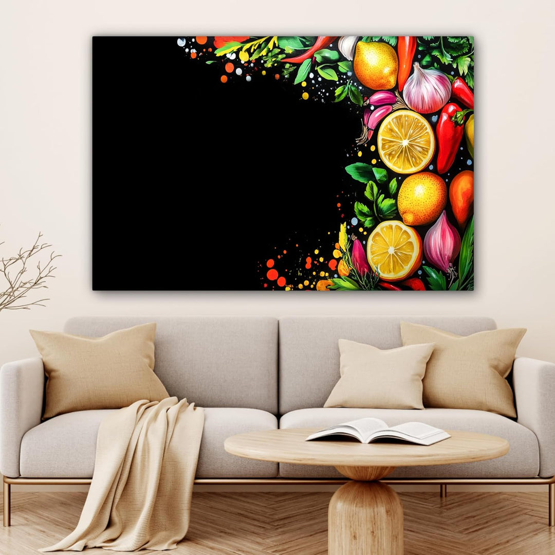MuchoWow© Leinwandbild Gross 120x80 cm XXL Dekoration Wohnzimmer Bilder Pictures Wall Decoration Liv