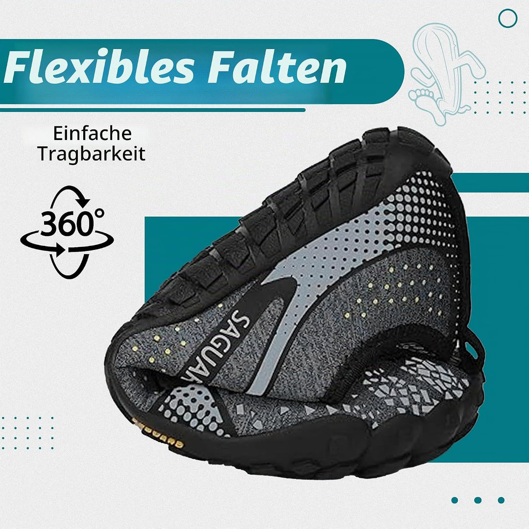 SAGUARO Unisex Barfussschuhe Outdoor Zehenschuhe mit Breite Zehenbox &amp; Zero-Drop Sohle Gr.36-48 36 E