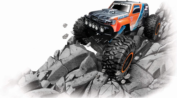 MaistoTech R/C Rock Zilla 2: Ferngesteuertes Auto in Monstertruck-Ausführung, 2,4 GHz mit Pro STYL
