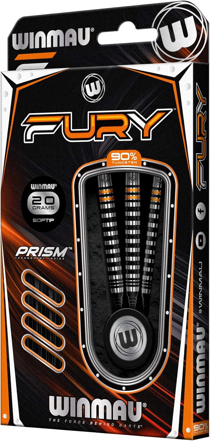 WINMAU Softdart Fury mit 90% Tungsten 20gr, 20gr
