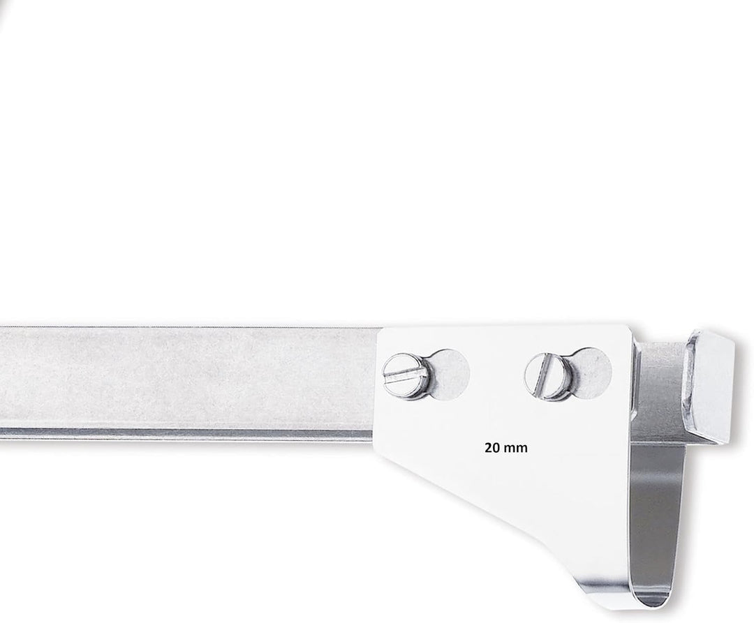 Giesser Profi Rippenlöser - Grifffarbe blau - Rippenzieher mit 2.0 cm Edelstahlklinge & 3 Ersatzklin