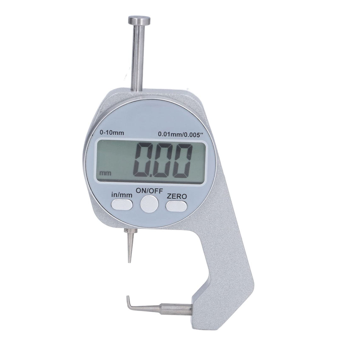 LiebeWH Dickenmesser 0-10 Mm Bereich LCD-Bildschirm Digitalanzeige Gekrümmte Spitze Mini-Dickenmesse
