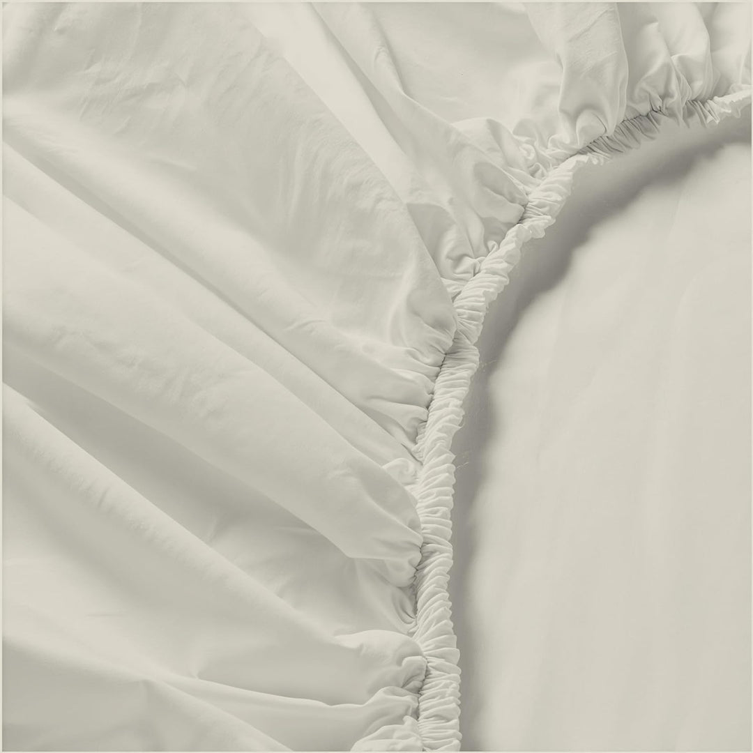 Italian Bed Linen Max Color Bettwäsche-Set, Creme, Doppelte, Creme