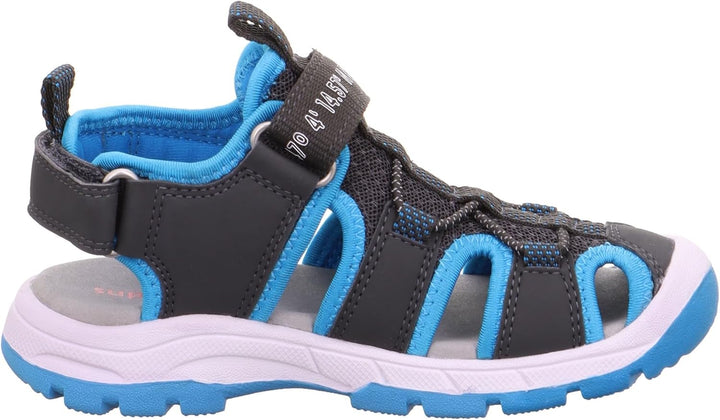 Superfit Jungen Tornado Light Sandale, 27 EU Grau Hellblau 2000