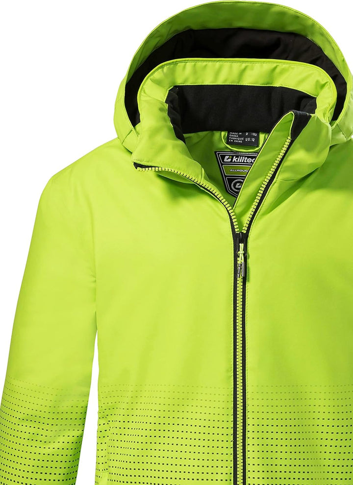 Killtec Jungen Ksw 162 Bys Ski Jckt Skijacke/Funktionsjacke mit Kapuze und Schneefang 116 apfel, 116