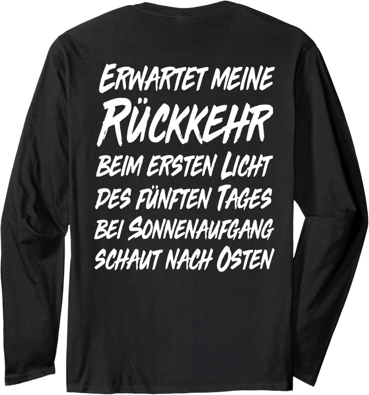 Gönndalf der blaue biertrinker saufen bier beer Langarmshirt