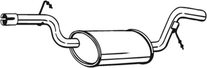 Bosal 233-157 Mittelschalldämpfer