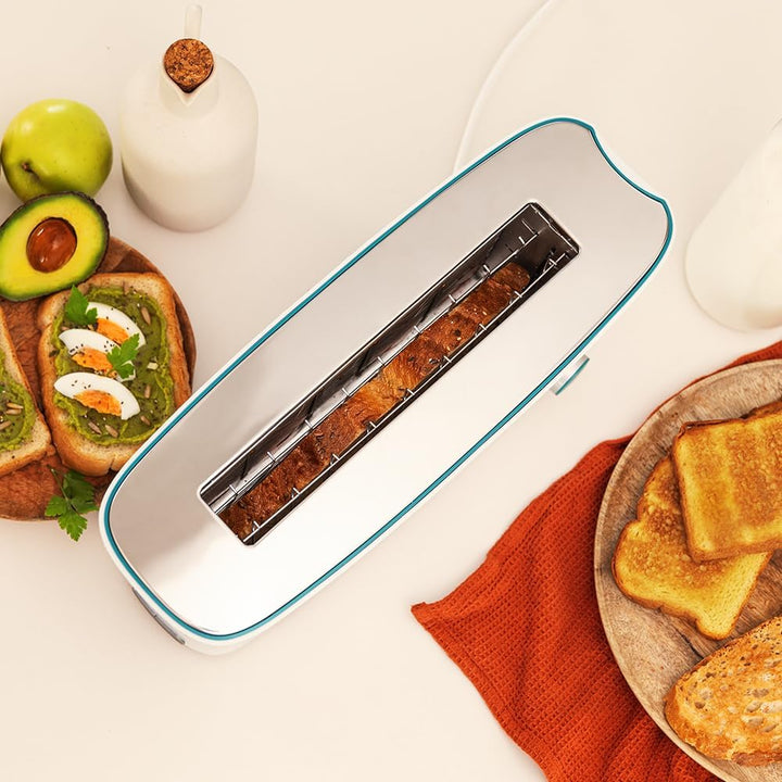 Cecotec Toaster Toast&Taste Extra W, 1000W, Doppelter XL-Schlitz für dicke Brotscheiben, Selbstzentr