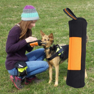 Pssopp Futterbeutel für Hunde Futterdummy Snack Dummy Oxford Stoff Robuster Trainingsdummy für Lecke