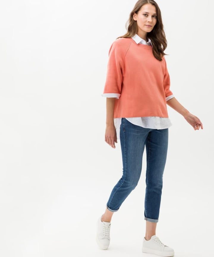 BRAX Damen Style Shakira S Free to Move Light Organic Cotton Jeans 26W / 30L Used Regular Blue, 26W