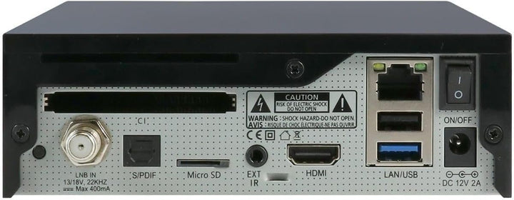 ab Pulse AB Pulse 4K Mini-UHD-Satellitenempfänger DVB-S2X-Tuner, Linux E2, Ultra HD 2160p, H.265, HD