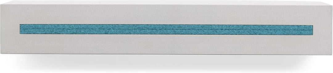 Schlüsselbrett mit Ablage aus Beton light edition 33x6x5 cm, Schlüsselboard Wand, Schlüsselaufbewahr