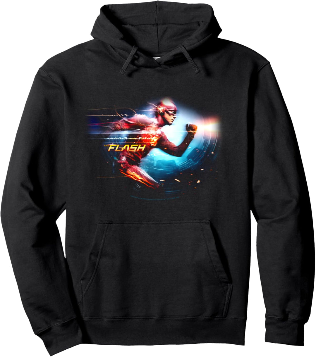 DC Comics The Flash Running Sparks Pullover Hoodie