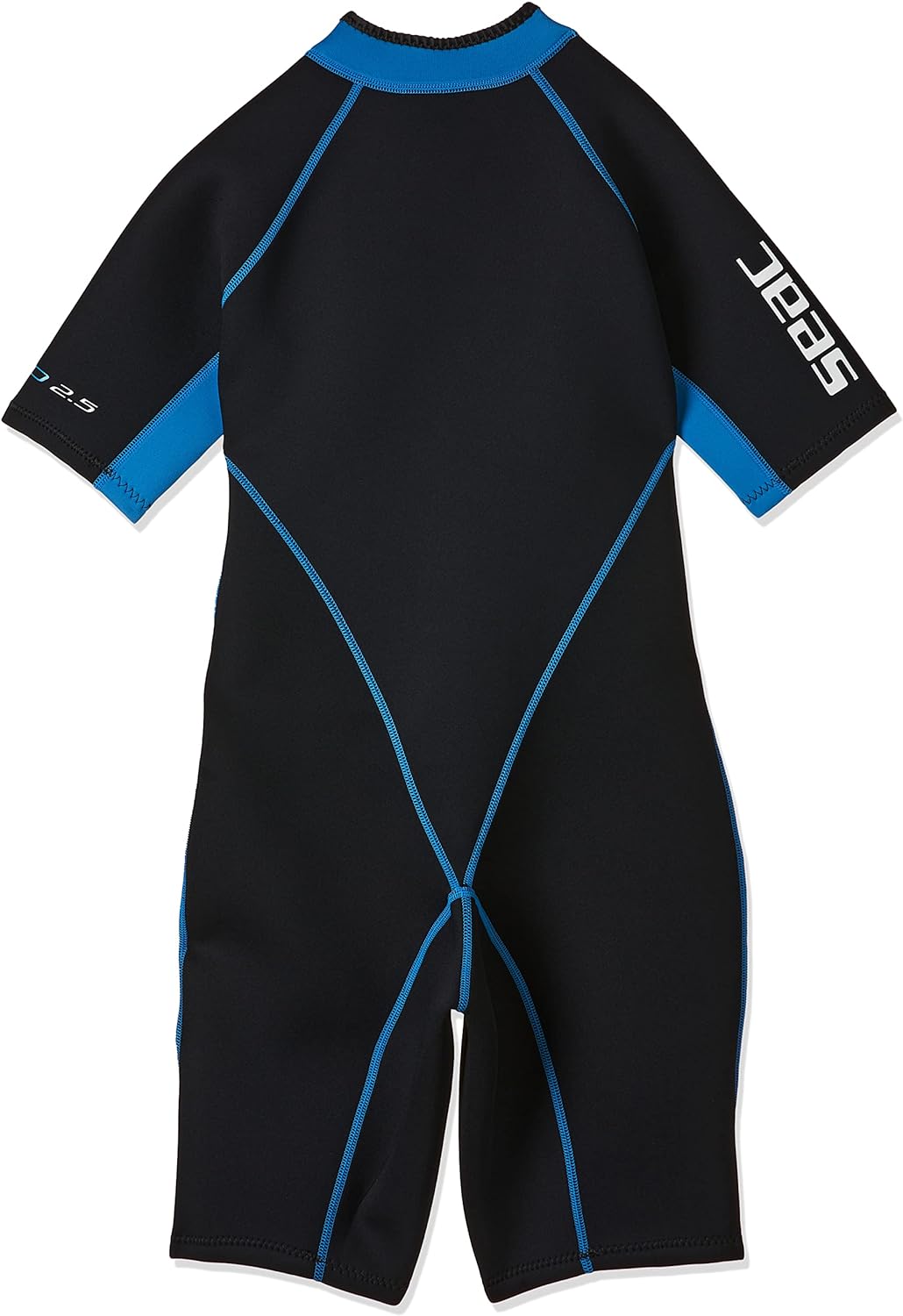 Seac Damen Sealight Shorty Neoprenanzug, Mehrfarbig (Schwarz/Blau), XS