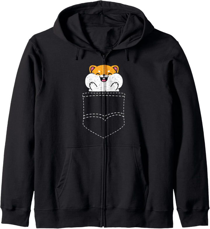Hamster: Hamster Pocket - Haustiere Sprüche Kapuzenjacke