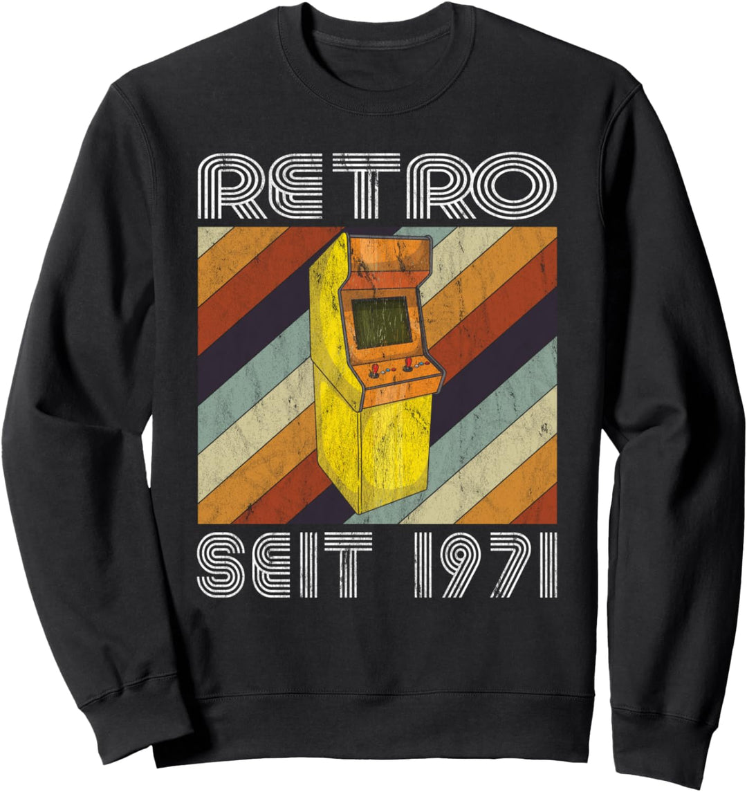 Geburtstag 1971 Retro Vintage Gaming Jahrgang 1971 Sweatshirt