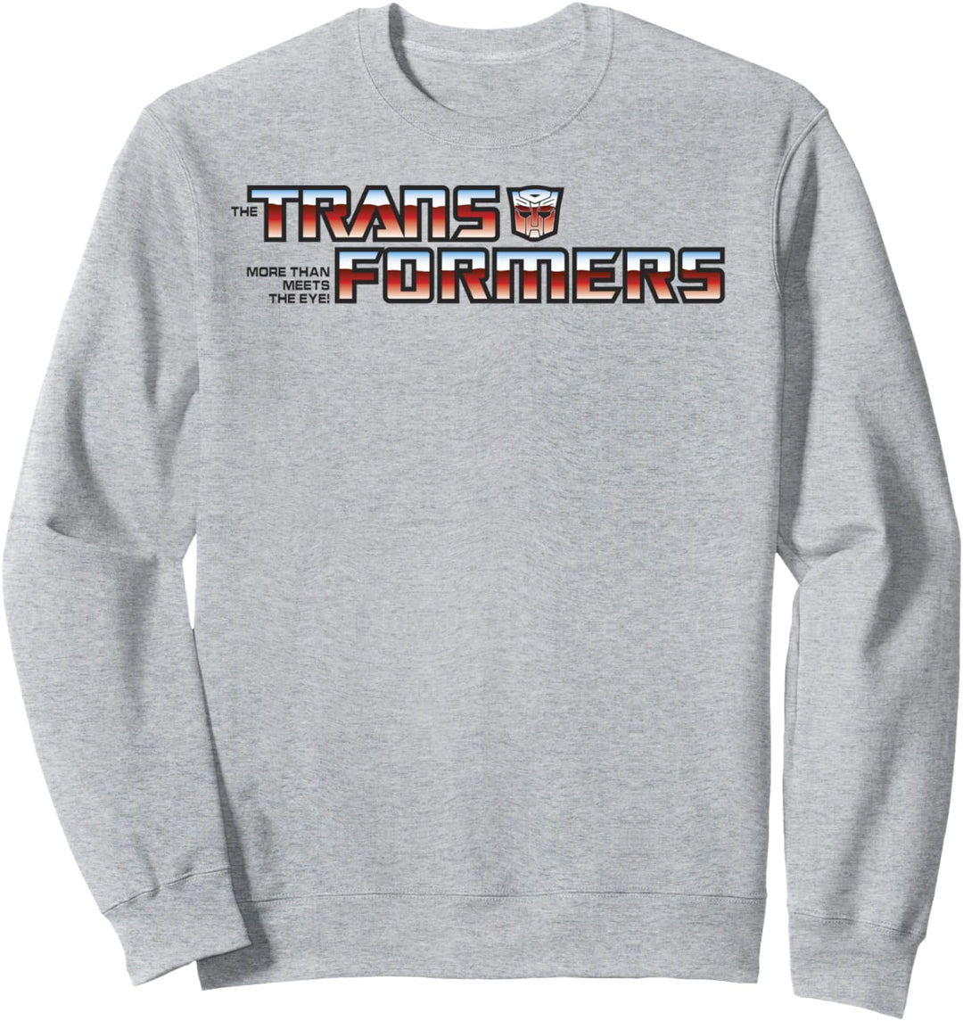 Transformers Red Gradient Classic Vintage Logo Sweatshirt