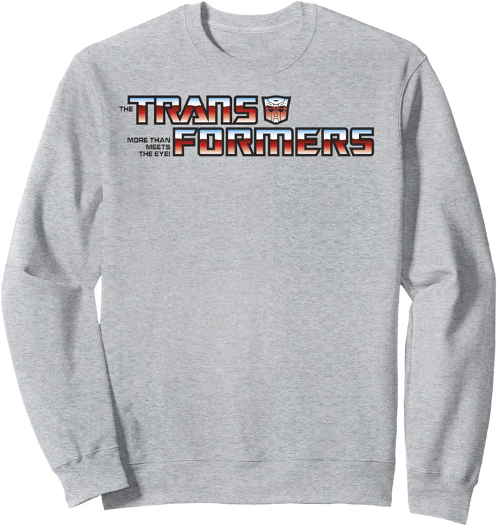 Transformers Red Gradient Classic Vintage Logo Sweatshirt