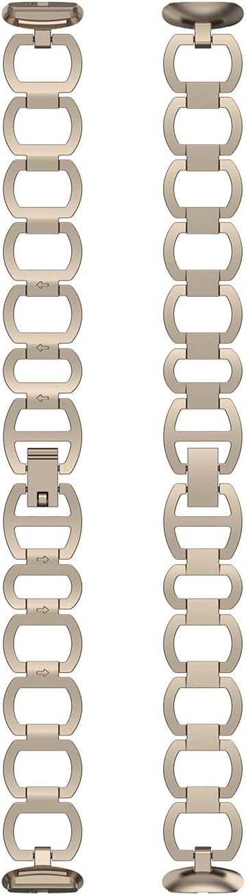 Chofit Armbänder kompatibel mit Fitbit Luxe Armband, klassisches Metall Edelstahl Armband Armbänder