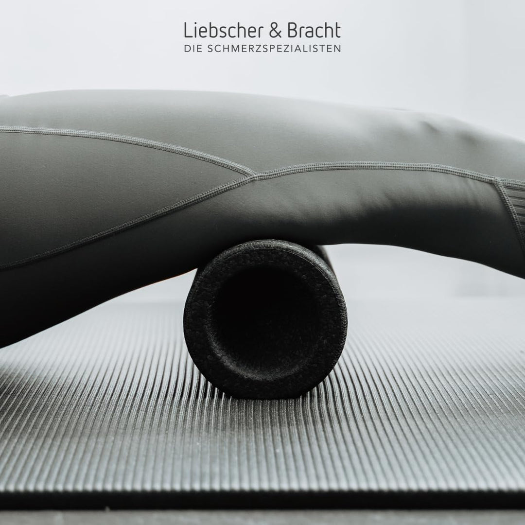 Liebscher & Bracht FAYO Faszienrolle mit Umlaufrille zum Training der Faszien, ideal für Balance- od