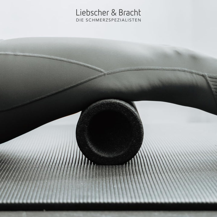 Liebscher & Bracht FAYO Faszienrolle mit Umlaufrille zum Training der Faszien, ideal für Balance- od