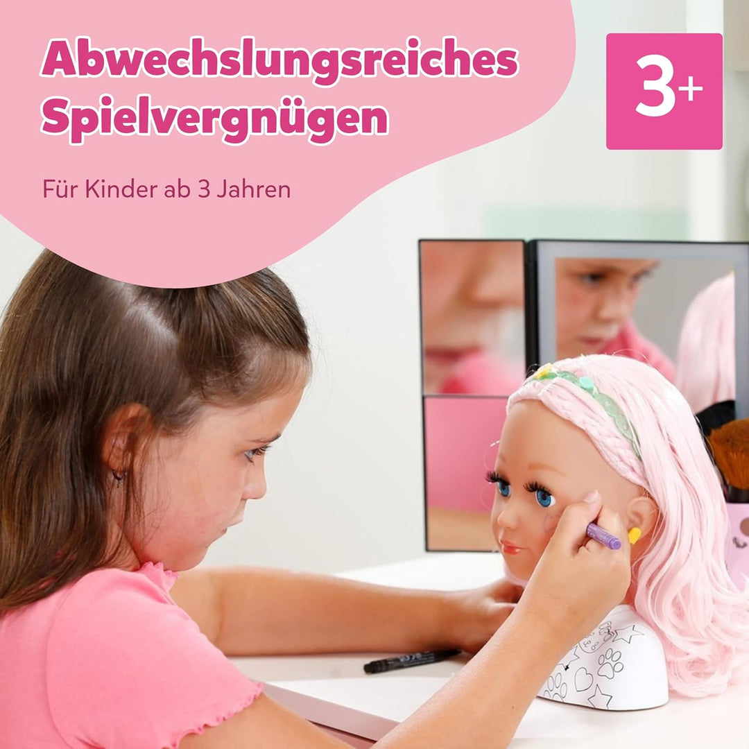 BABY born Styling Filzstifte-& Accessoire-Set - Abwaschbare Marker, Haarband, Pins & Haarspangen - H
