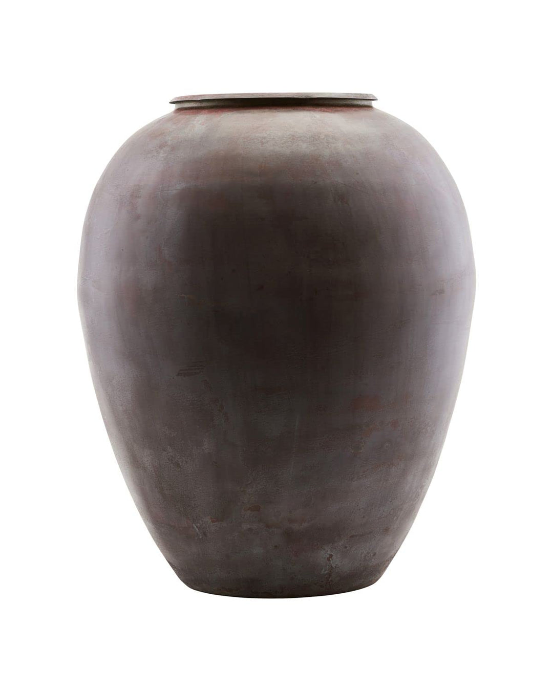 House Doctor 205340780 Vase, Eisen, Glas, Rot/Violett Dm: 33 cm. h.: 40 cm Rot/Violett, Dm: 33 cm. h