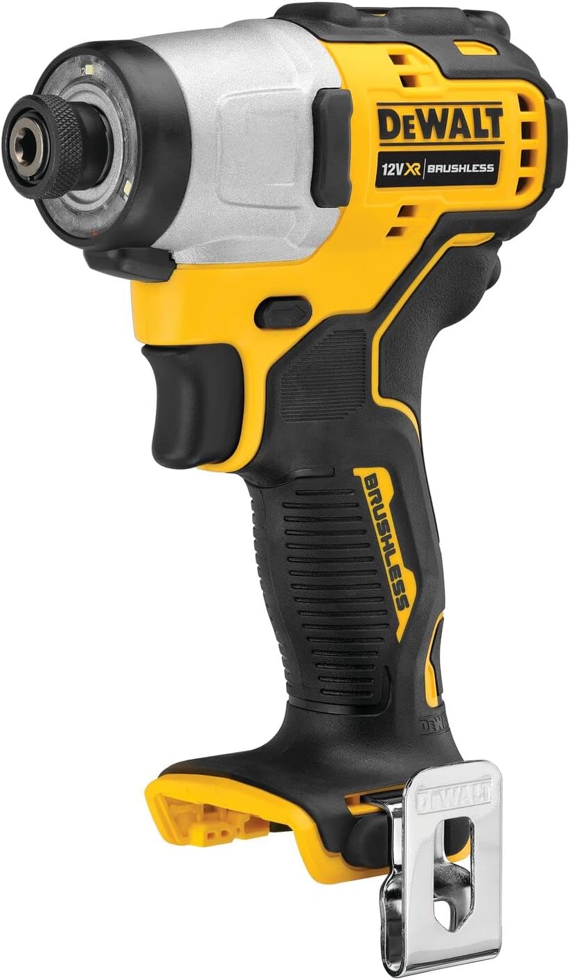 Dewalt DCK2110L2T-QW Akku-Schrauber-Set, 12V / 3Ah, Schwarz/Gelb
